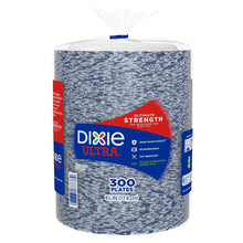 Dixie Ultra paper plates, 6-7/8 in, 300-count, blue patterned pack