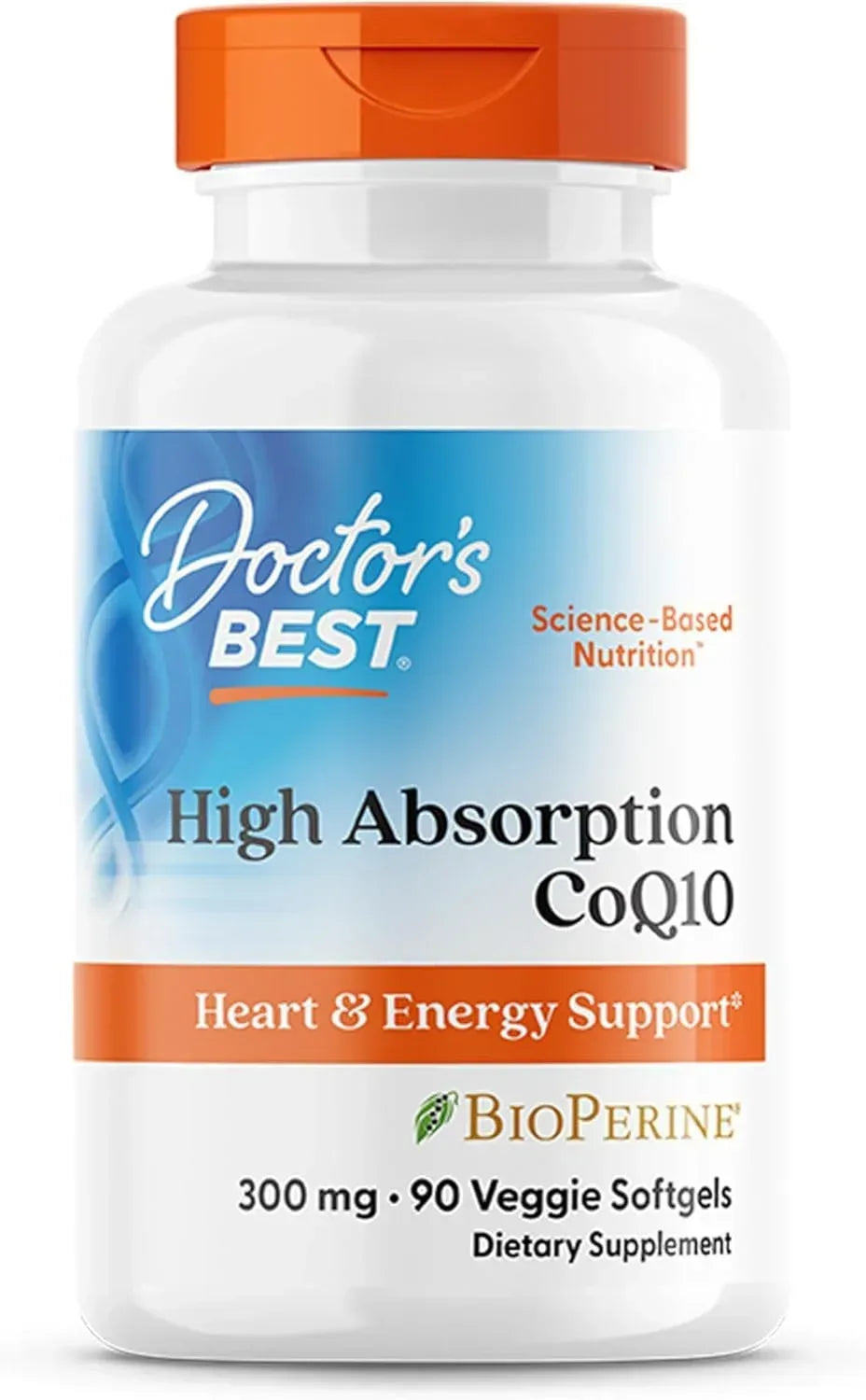 Doctor's Best High Absorption CoQ10, 200 mg, 60 Softgels