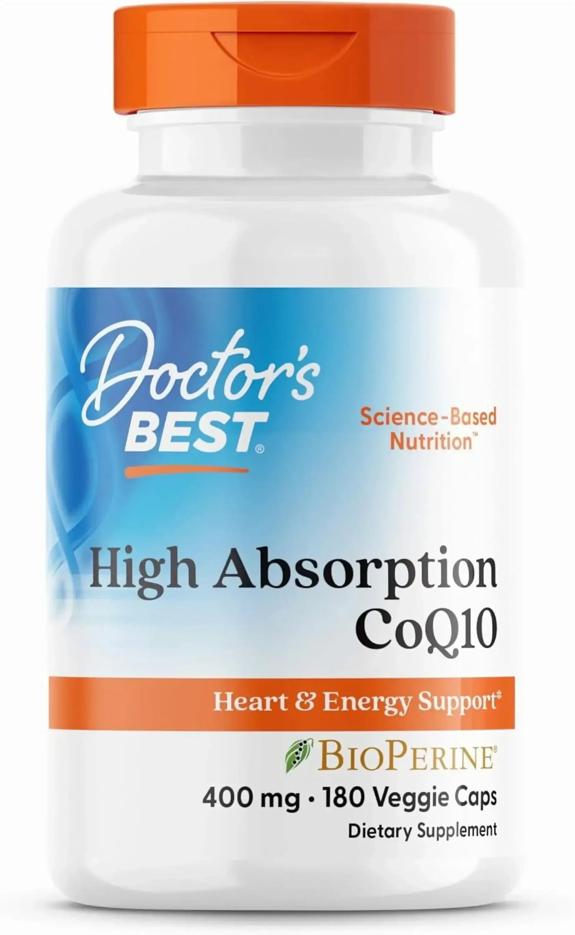 Doctor's Best, High Absorption CoQ10 with BioPerine®, 60 Veggie Caps