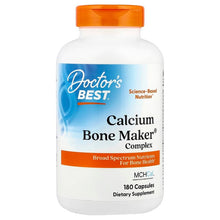 Calcium supplement bottle with orange cap and Doctor's Best front label