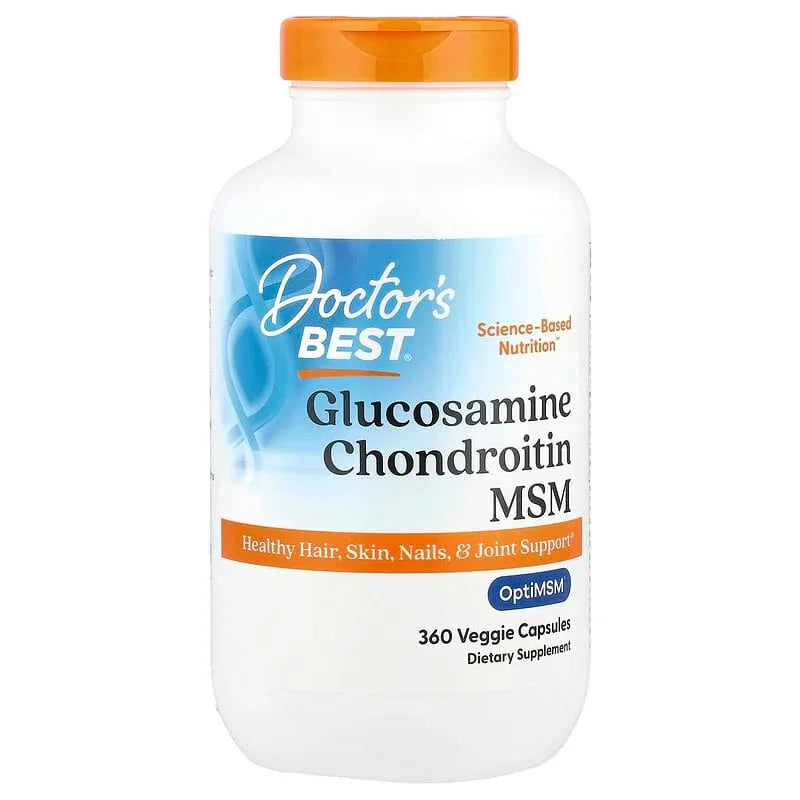 Doctor's Best, Glucosamine Chondroitin MSM, Veggie Capsules