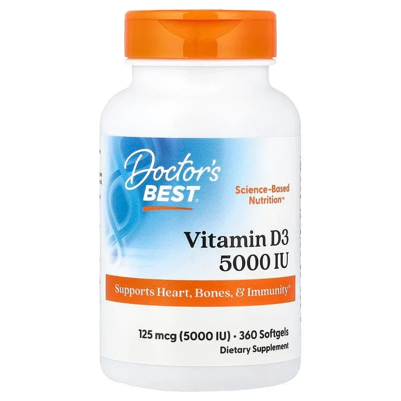 Doctor's Best, Vitamin D3, Softgels