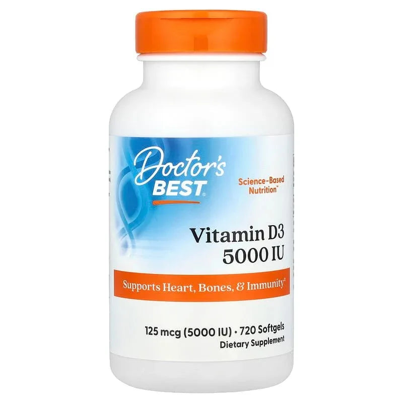 Doctor's Best, Vitamin D3, Softgels