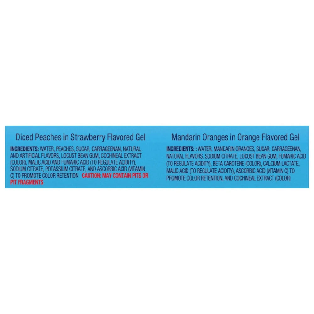 Dole Fruit Bowls in Gel Variety Pack 4.3 oz., 16 pk. - USA MEGA SHOP