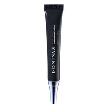 Dominas Cream tube, black tube with silver base