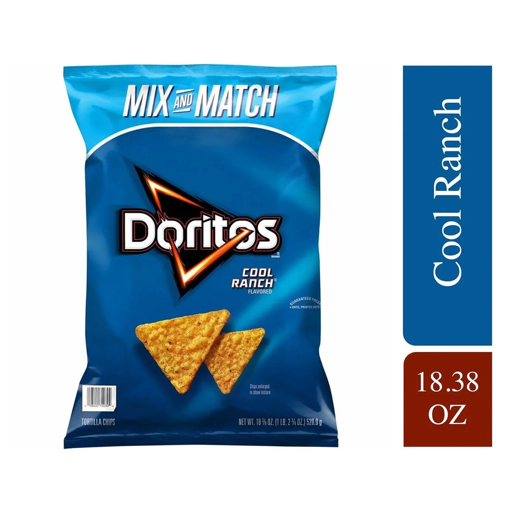 Doritos Cool Ranch Tortilla Chips, 18.38 oz. - USA MEGA SHOP