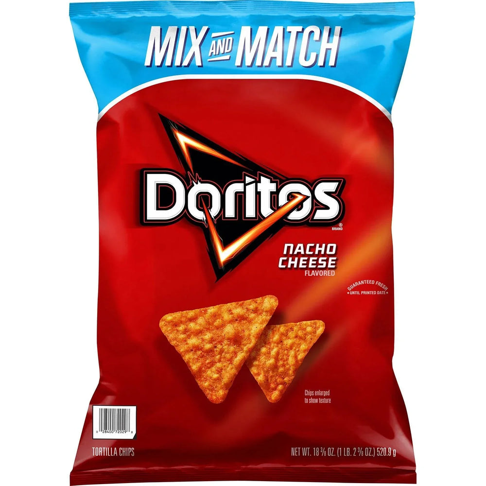 Doritos Nacho Cheese Flavored Tortilla Chips, 18.38 oz. - USA MEGA SHOP