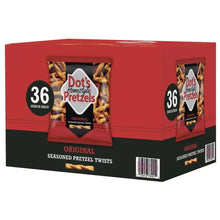 Dot's Homestyle pretzels 36-pack box of original seasoned pretzel twists, 1 oz