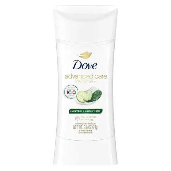 Dove Advanced Care Invisible+ Deodorant, 2.6 oz, 4-pack - USA MEGA SHOP