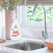 Dove Advanced Care peach & rice milk hand wash pump bottle