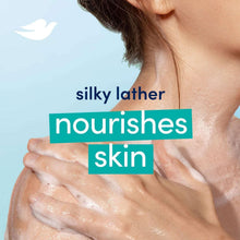 White soap lather on skin from a beauty bar