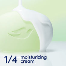 Pale green bath soap bar with creamy foam swirl