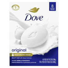 Dove Original beauty bar soap multipack box with white bar, 8 bars