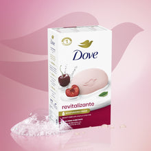 Beauty bar soap box with pink bar, cherries, and milk splash