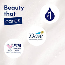 Dove Beauty Bar women's bath soap sensitive with PETA vegan approval logo