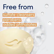Foamy bubbles on surface with creamy shea butter soap bar edge visible