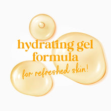 Body wash hydrating gel formula graphic for refreshed skin