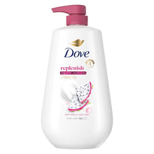 Dove replenishment body wash bottle with pink pump, 30.6 fl oz
