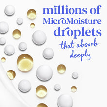 Assorted white and gold moisturizer droplet spheres illustrating deep absorption