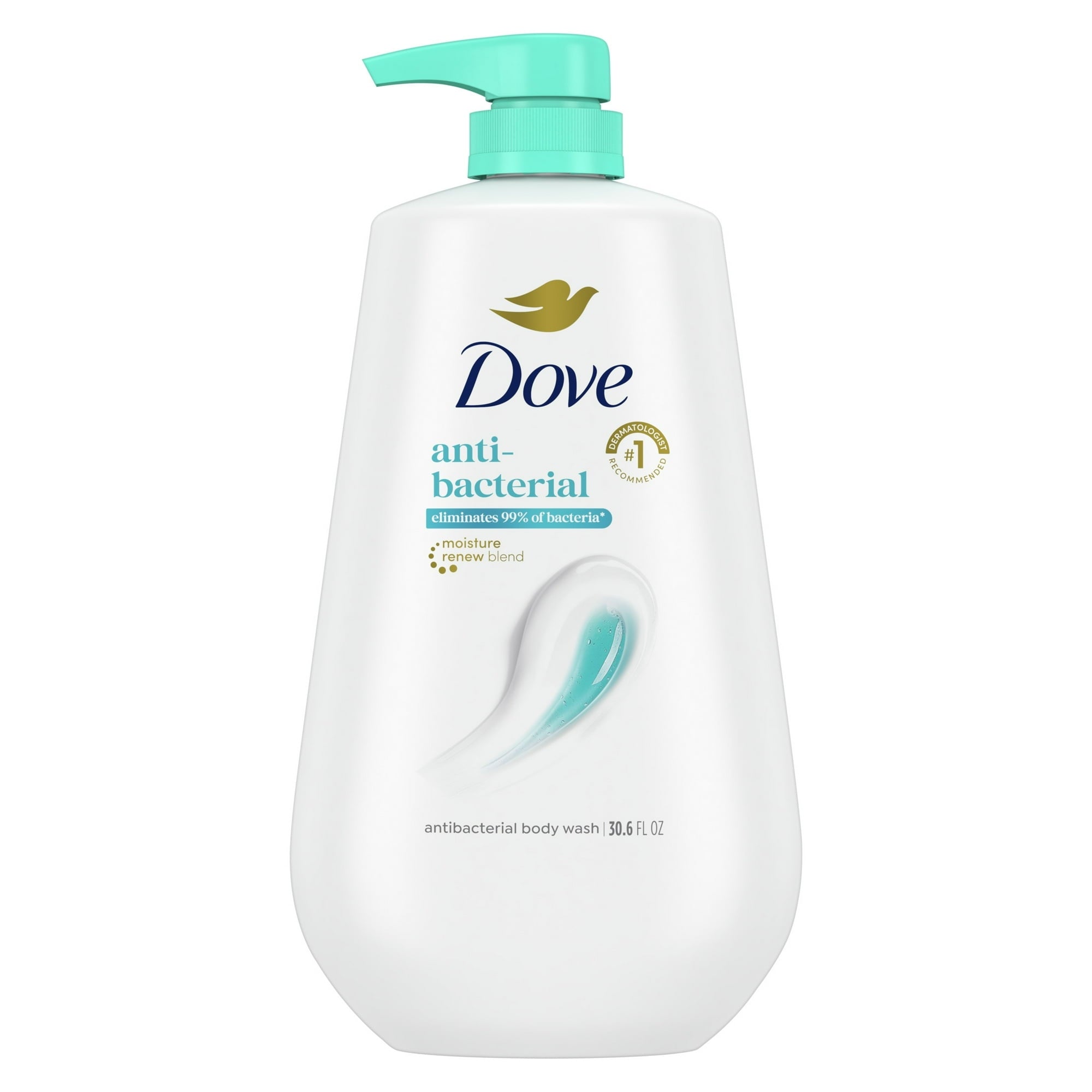 Dove Care and Protect Antibacterial Daily Use Softening Body Wash, 30.6 fl oz