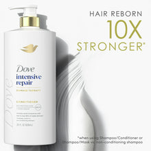 Dove intensive repair conditioner bottle with gold pump dispenser