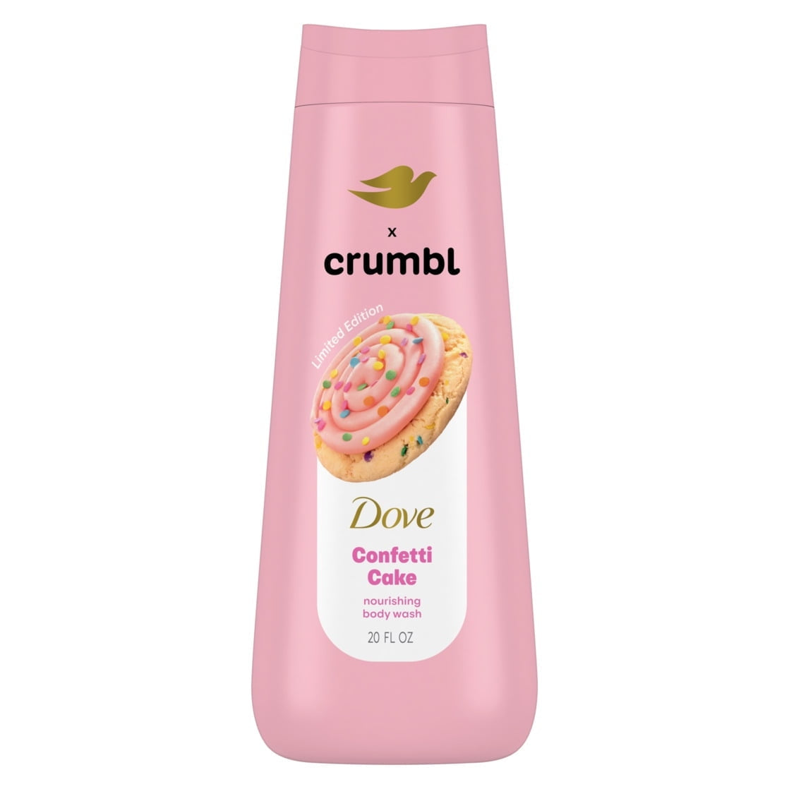 Dove Crumbl Limited Edtion Body Wash Confetti Cake, 20 fl oz