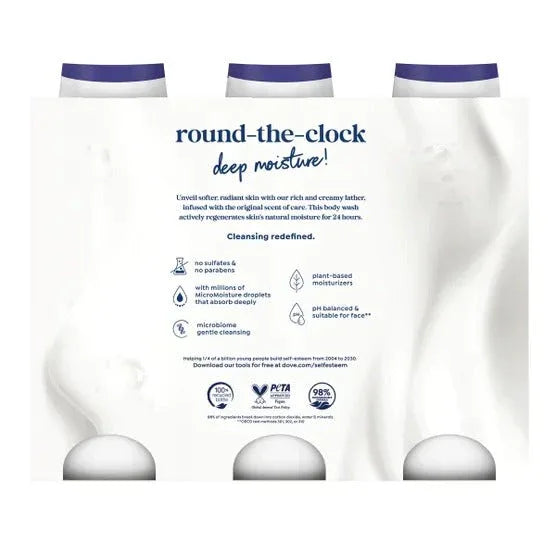 Dove Deep Moisture Body Wash, 23 fl oz, 3-pack - USA MEGA SHOP