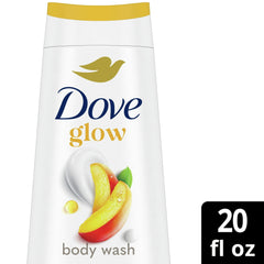 Dove Glowing Gentle Body Wash for Women Mango & Almond Butter, 20 oz