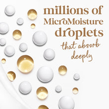 Body wash millions of micro-moisture droplet bubbles illustration