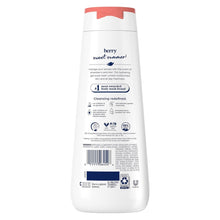 Dove body wash bottle back label, 20 fl oz