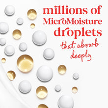Millions of MicroMoisture droplets that absorb deeply