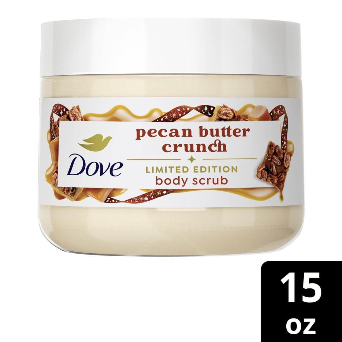 Dove Limited Edition Holiday Treats Body Scrub Pecan Buttercrunch, 15 oz (3 PACK )
