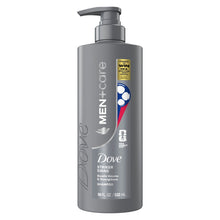 Gray Dove Men+Care Striker Swag shampoo bottle with pump, 18 fl oz