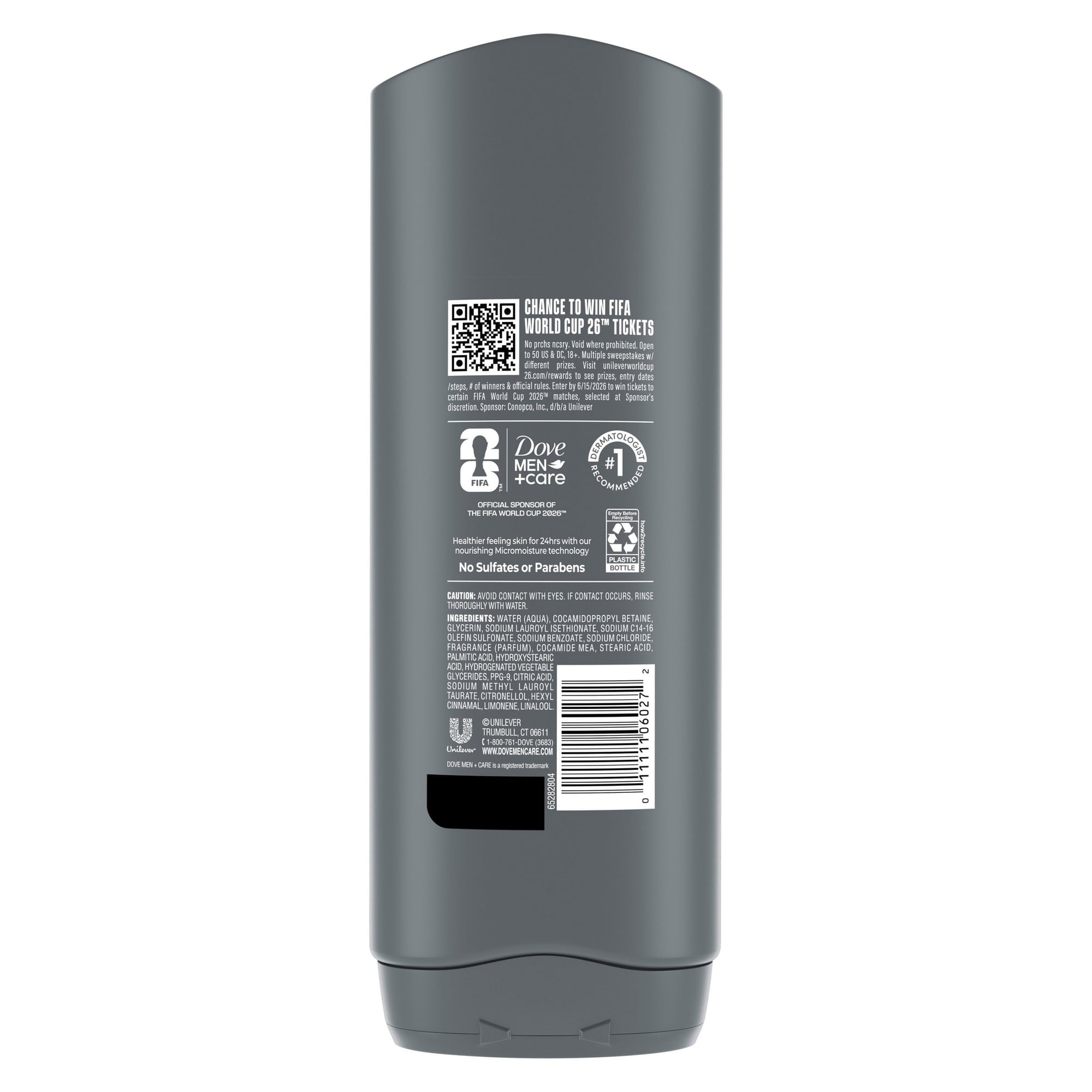 Dove Men+Care Limited Edition FIFA Body & Face Wash for Men Moon Oasis for Hydrated & Soft Skin, 18 fl oz