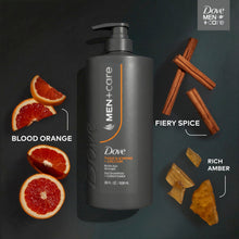 Dove Men+Care Thick & Strong + Calcium shampoo bottle with pump