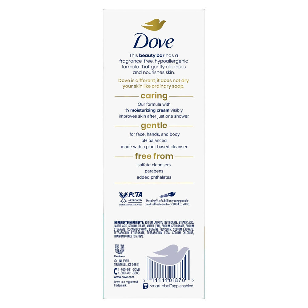 Dove Moisturizing Beauty Bar Soap Sensitive Skin, 3.75 oz, 16 Bars - USA MEGA SHOP