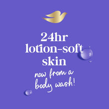 Moisturizing body wash concept with lotion-soft skin droplets