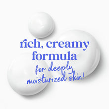 White cream texture graphic with dollops and swirls, no label