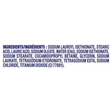 Dove beauty bar soap ingredients list text