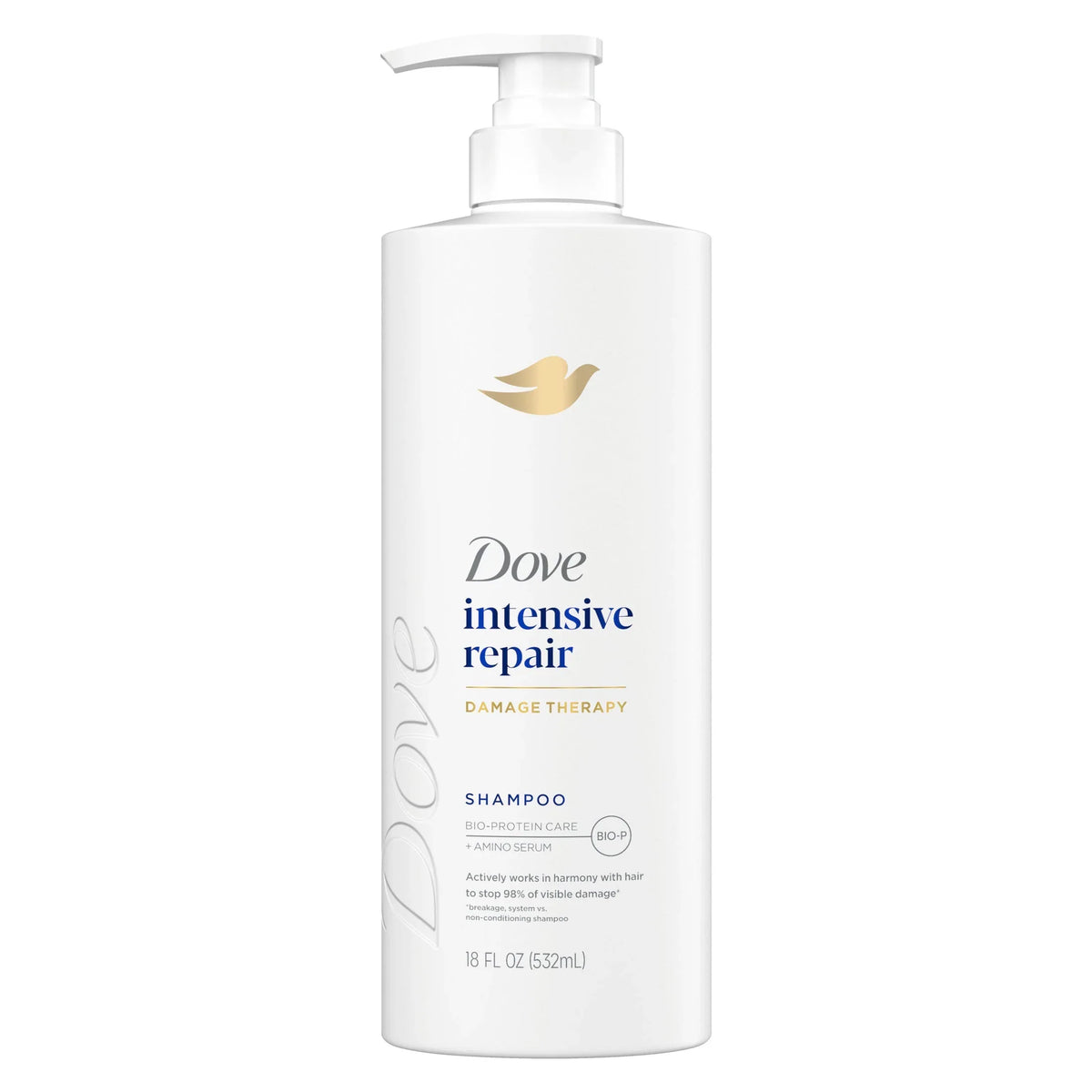 Dove Shampoo Intensive Repair with Bio-Protein Care Technology & Amino Serum, 18 oz - USA MEGA SHOP