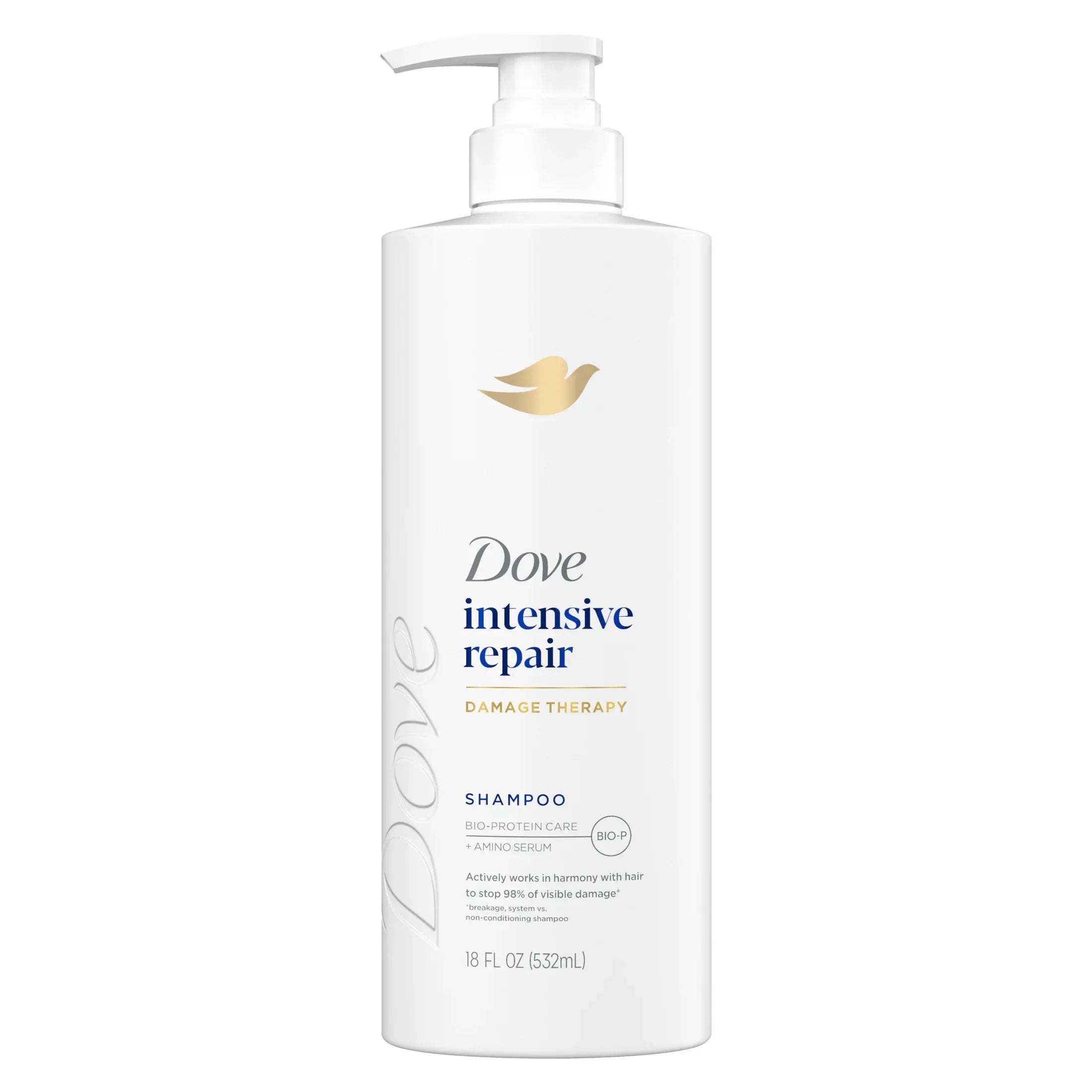 Dove Shampoo Intensive Repair with Bio-Protein Care Technology & Amino Serum, 18 oz