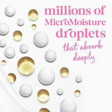 Hydrating gel droplet icons for Dove body wash