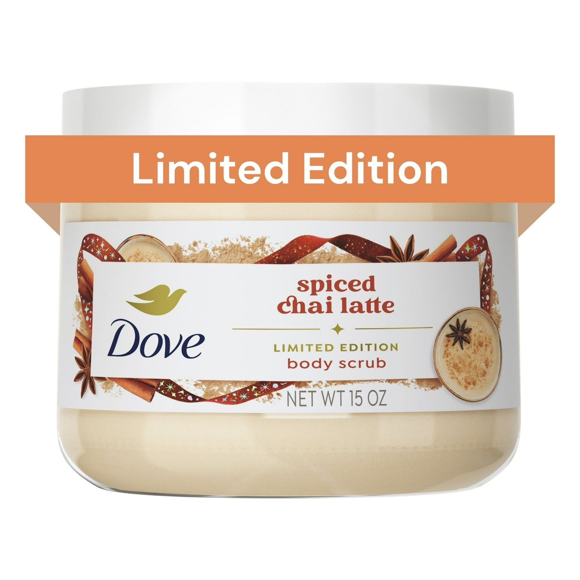 Dove Limited Edition Holiday Treats Body Scrub Peppermint Bark, 15 oz