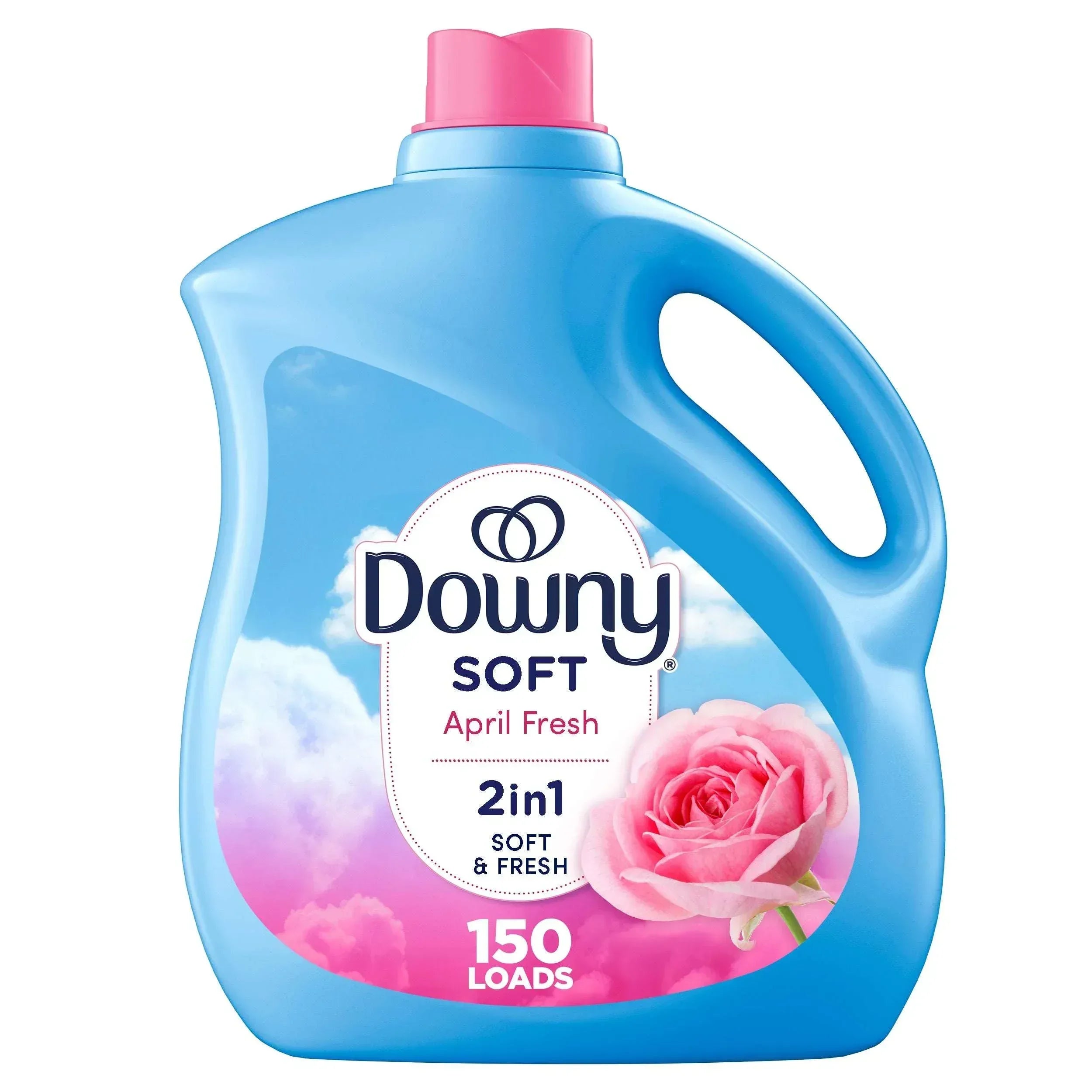 Downy Liquid Fabric Softener and Conditioner, April Fresh Scent, 44 fl oz, 60 Loads