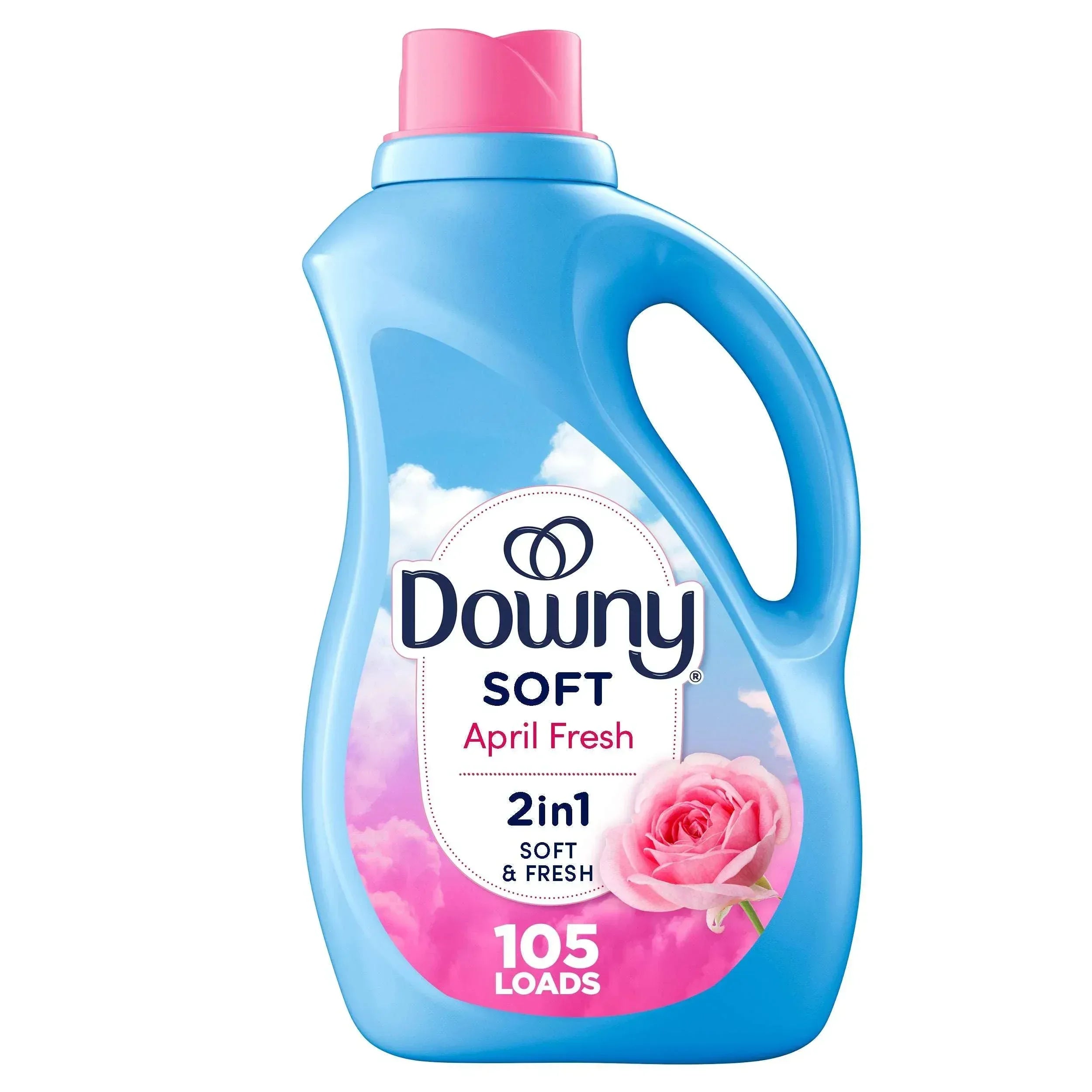 Downy Liquid Fabric Softener and Conditioner, April Fresh Scent, 44 fl oz, 60 Loads