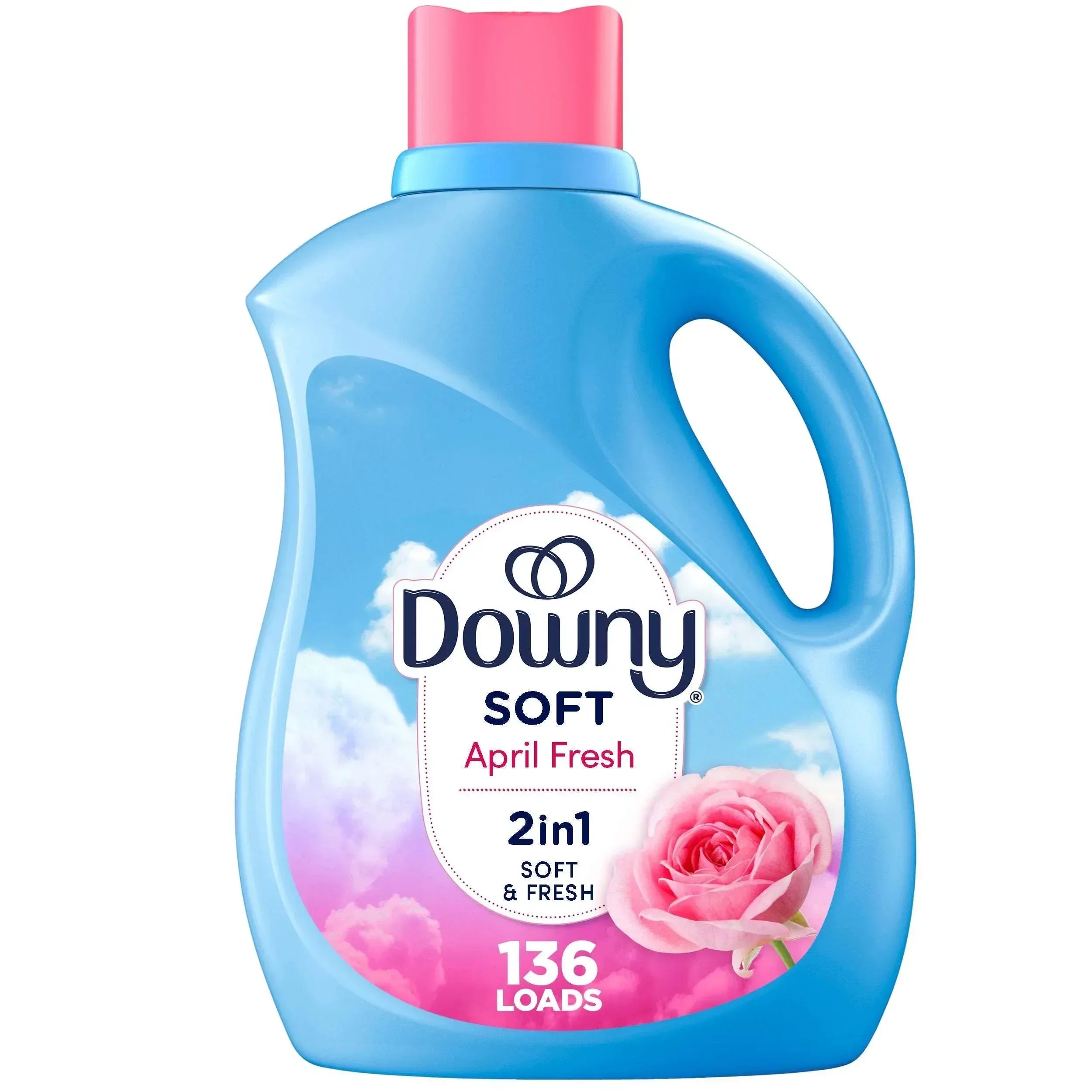 Downy Liquid Fabric Softener and Conditioner, April Fresh Scent, 44 fl oz, 60 Loads