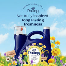 Limited edition liquid fabric softener bottle with Bloom floral label and floral graphics
