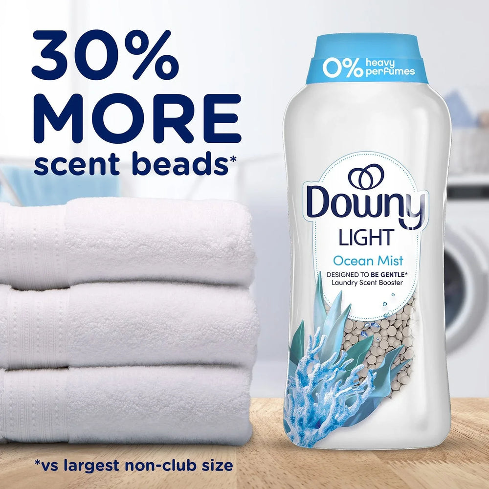 Downy Light Laundry In-Wash Scent Booster Beads, Ocean Mist Scent, 39.9 oz - USA MEGA SHOP