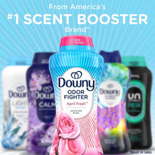 Downy Odor Fighter April Fresh laundry scent booster beads bottle with pink rose graphics