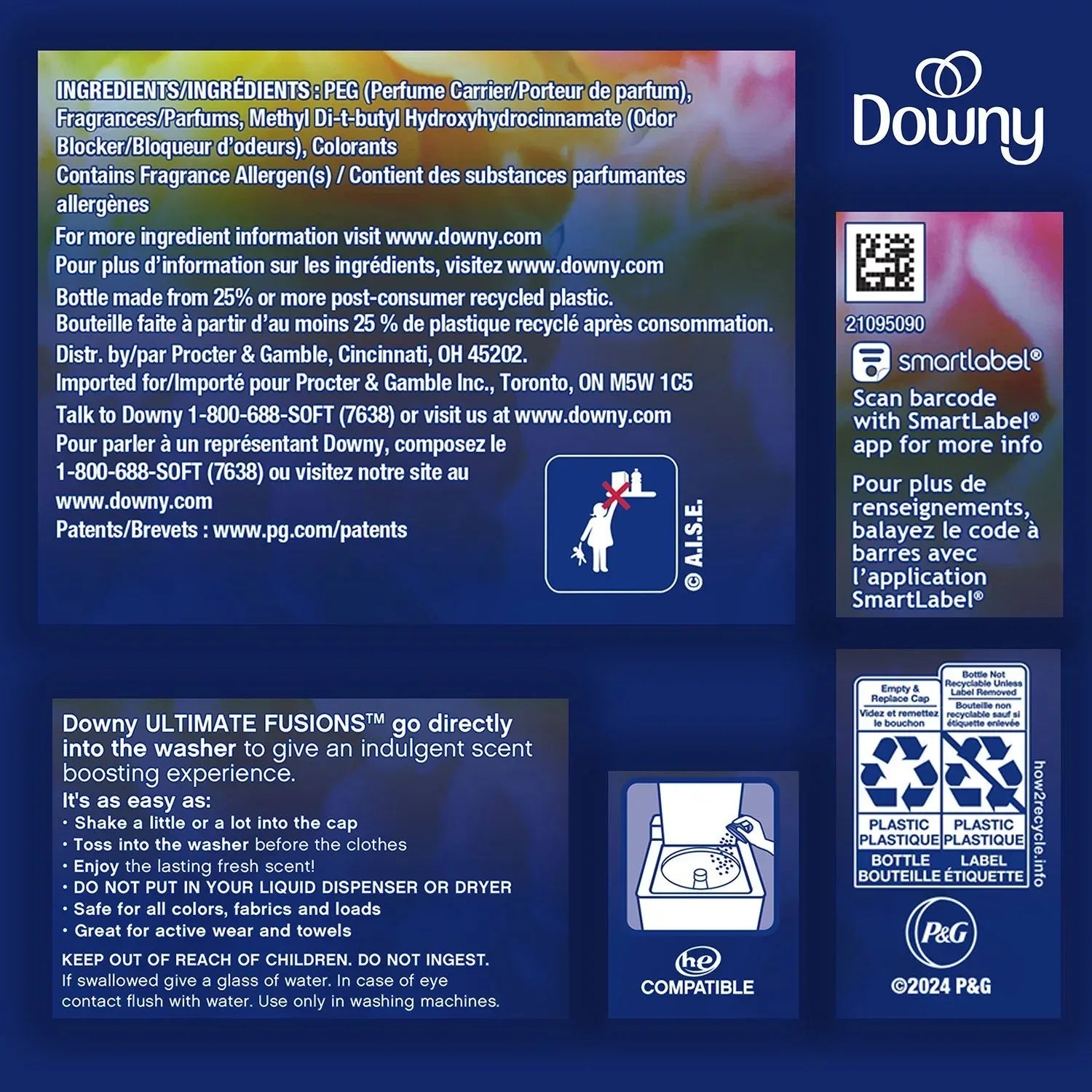 Downy Ultimate Fusions In-Wash Scent Booster Beads, Whimsical Wonder, 24.5 oz.
